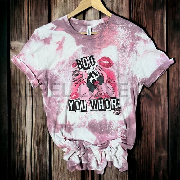 Tops - Boo You Scream Halloween Tie Dye Tee Size XL